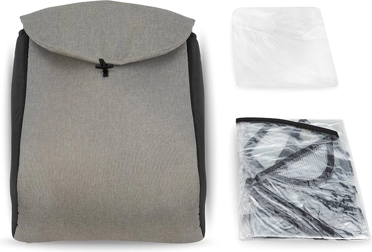 MoMi Wandelwagen - Compacte Lichtgewicht Buggy - Estelle Dakar Met XXL Wielen & Zonnekap - Leopard - Grijs-Goud (geschikt Van 6mnd - 22kg) 15 MoMi Wandelwagen - Compacte Lichtgewicht Buggy - Estelle Dakar Met XXL Wielen & Zonnekap - Leopard - Grijs-Goud (geschikt Van 6mnd - 22kg) - Afbeelding 15