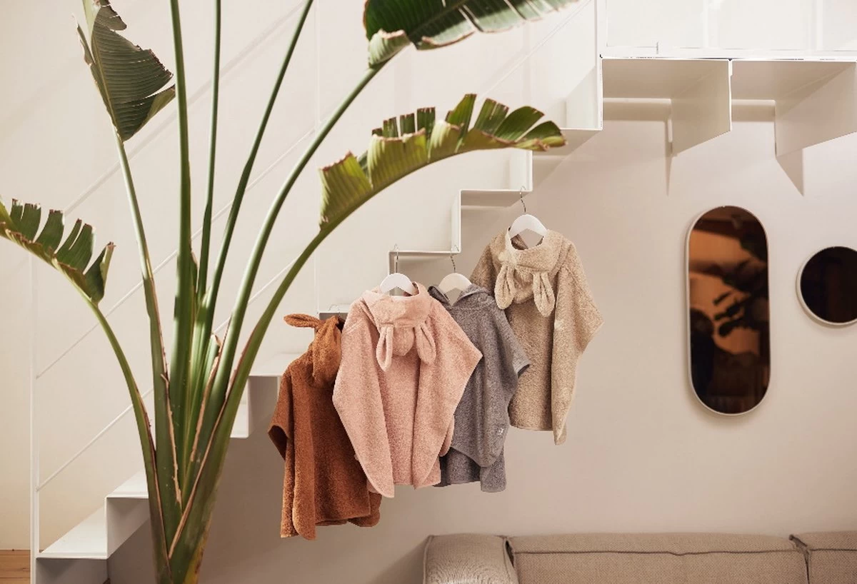 Jollein Badponcho Badstof - Nougat 9 Jollein Badponcho Badstof - Nougat - Afbeelding 9