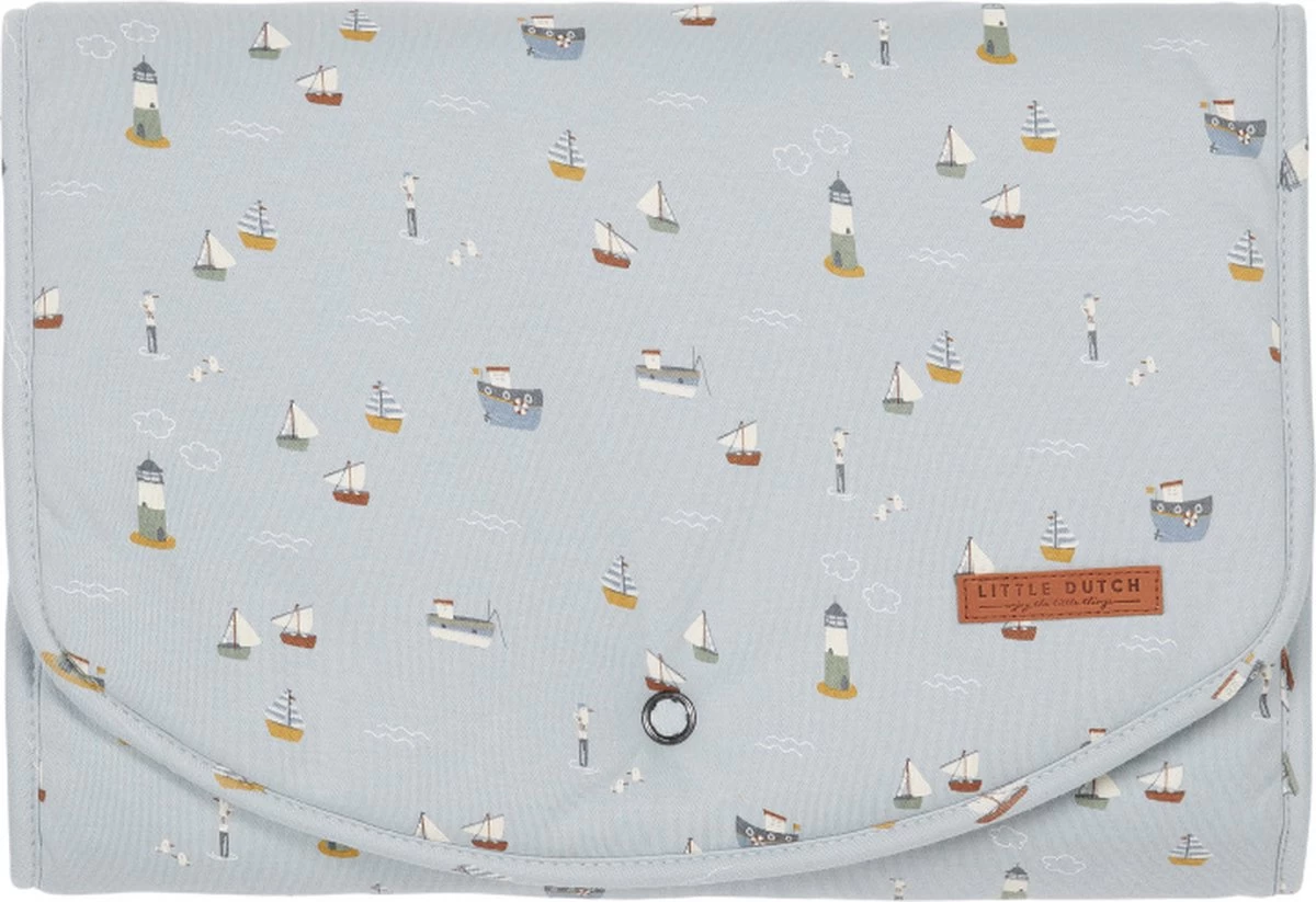 Little Dutch Verschoningsmatje Sailors Bay Blue 3 Little Dutch Verschoningsmatje Sailors Bay Blue - Afbeelding 3