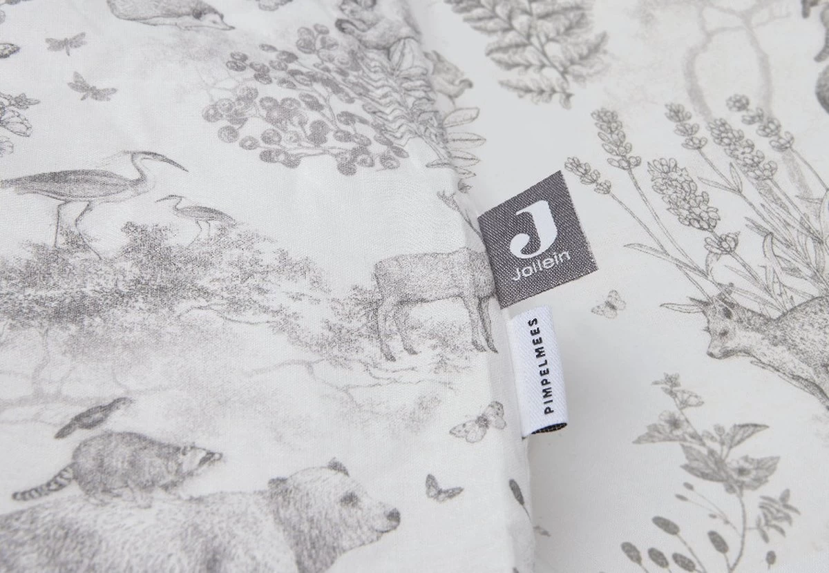 Jollein Baby Laken Wieg 75x100cm Pimpelmees - Forest Animals 13 Jollein Baby Laken Wieg 75x100cm Pimpelmees - Forest Animals - Afbeelding 13