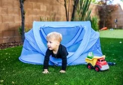 Deryan Peuter Luxe Campingbedje – Inclusief Zelfopblaasbare Matras - Blue -Babyproducten Uitverkoop 1200x830 4