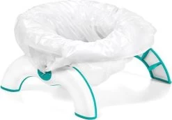 OXO Tot 2-in-1 Plaspotje En WC Verkleiner - Plaspotje Voor Onderweg - Potjes - Potje Peuter- Wit/Teal -Babyproducten Uitverkoop 1200x837 7