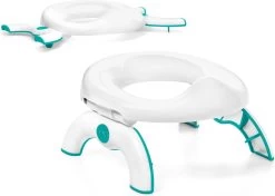OXO Tot 2-in-1 Plaspotje En WC Verkleiner - Plaspotje Voor Onderweg - Potjes - Potje Peuter- Wit/Teal -Babyproducten Uitverkoop 1200x854 5