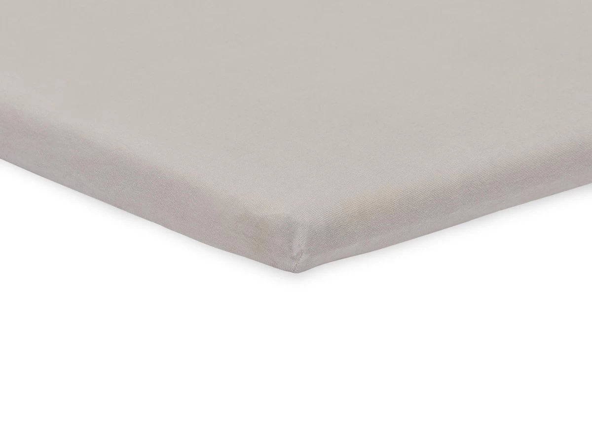 Jollein Baby Hoeslaken Wieg Jersey 40/50x80/90cm - Soft Grey - 2 Stuks 3 Jollein Baby Hoeslaken Wieg Jersey 40/50x80/90cm - Soft Grey - 2 Stuks - Afbeelding 3