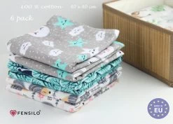 Flanellen Luiers - 80 X 80cm - 6 Pack - Flanellen Doeken Van Flanel Katoen - Mint - Fensilo -Babyproducten Uitverkoop 1200x861 11