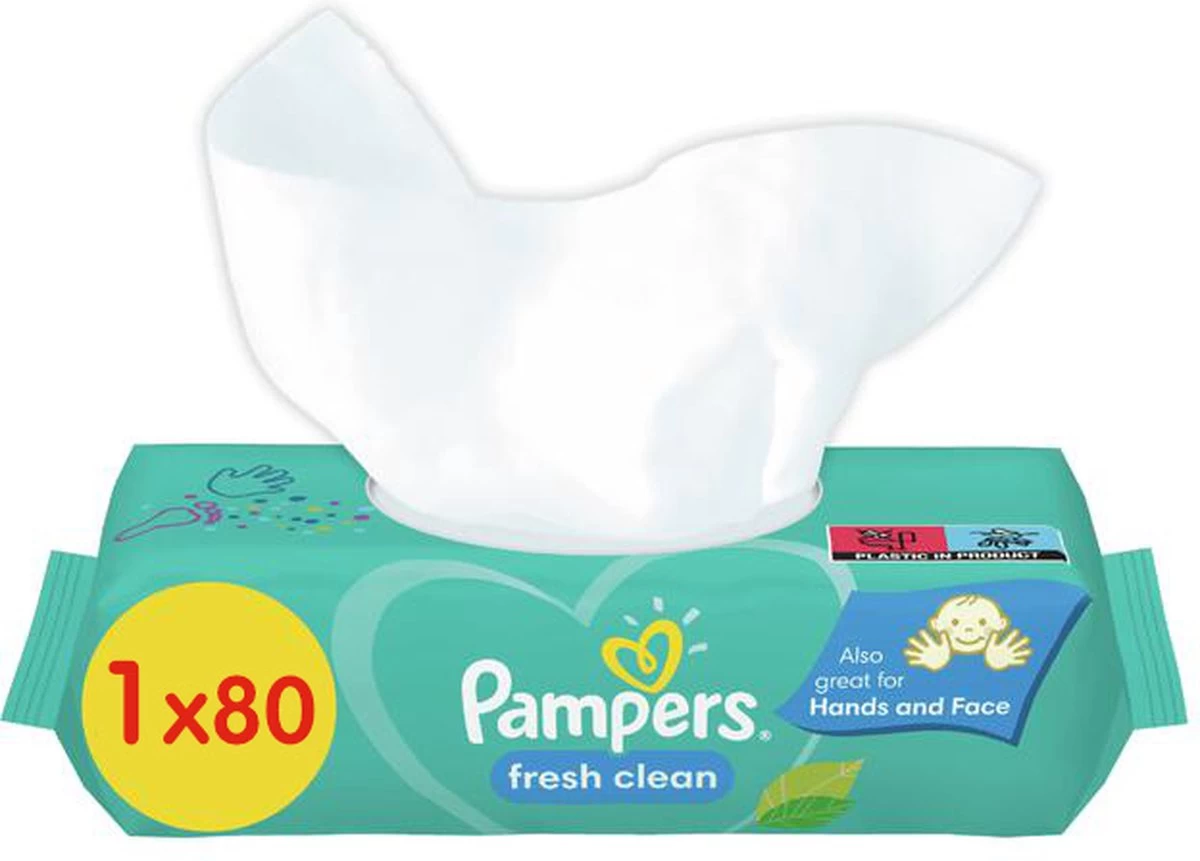 Pampers® Pampers - Fresh Clean - Billendoekjes - 80 Doekjes - 1 X 80 7 Pampers® Pampers - Fresh Clean - Billendoekjes - 80 Doekjes - 1 X 80 - Afbeelding 7