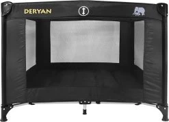 Deryan Kinderbox - Inklapbare Box - 100x100cm - Zwart -Babyproducten Uitverkoop 1200x865