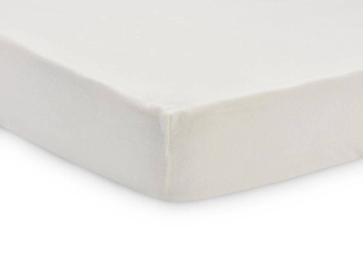 Jollein Baby Hoeslaken Ledikant Jersey 60x120cm - Ivory - 2 Stuks 3 Jollein Baby Hoeslaken Ledikant Jersey 60x120cm - Ivory - 2 Stuks - Afbeelding 3