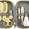 Merkloos Baby Verzorgingsset - Baby Manicure Set - Baby Borstel - Baby Kam - Kraamcadeau - Geel