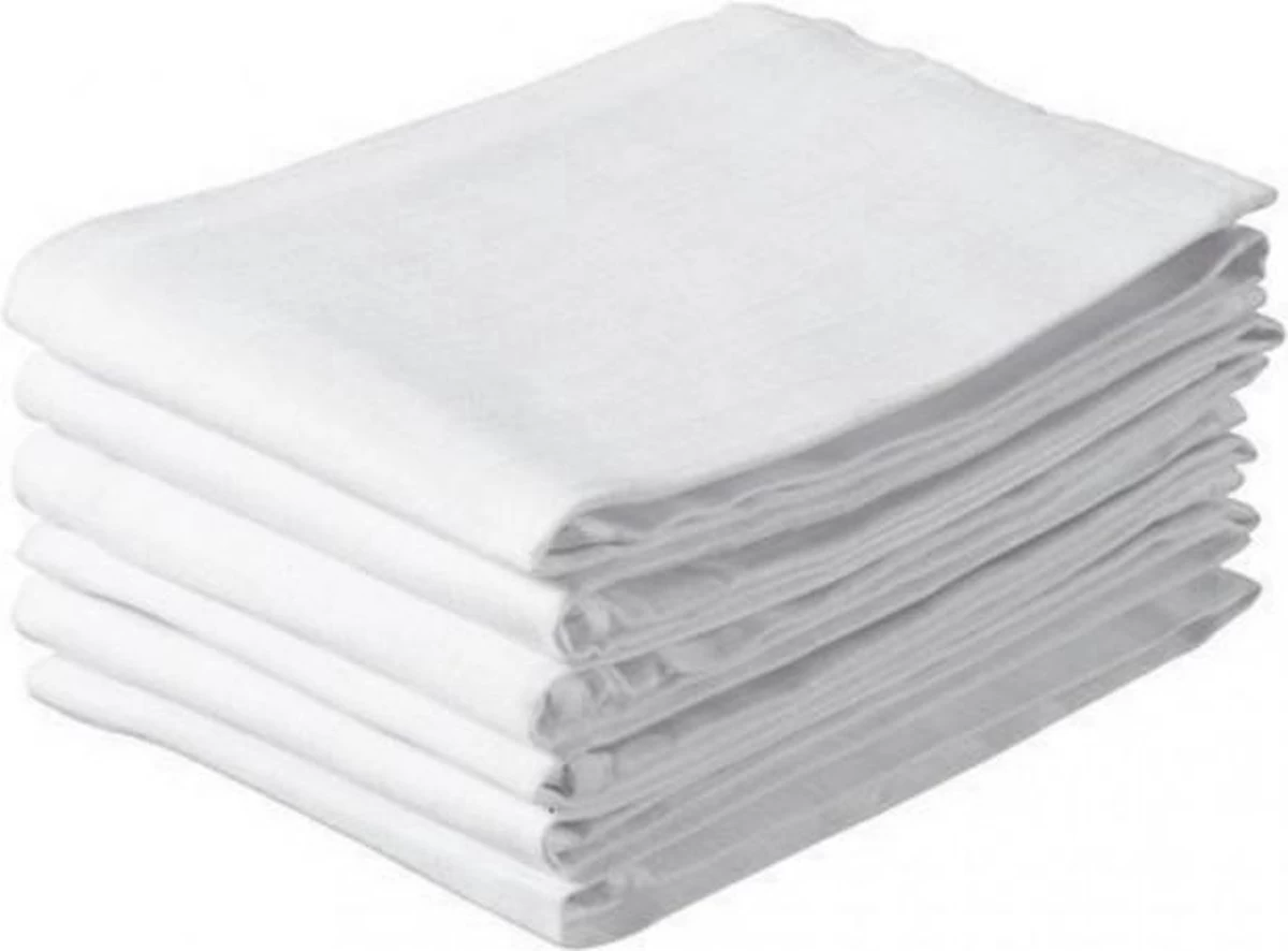 Hydrofiel Luiers Wit 6 Stuks 1 Hydrofiel Luiers Wit 6 Stuks