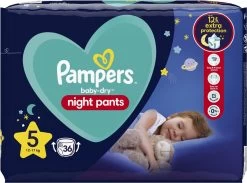 Pampers® Pampers - Night Pants - Maat 5 - Mega Pack - 72 Luierbroekjes 15 Pampers® Pampers - Night Pants - Maat 5 - Mega Pack - 72 Luierbroekjes -Babyproducten Uitverkoop 1200x891 3
