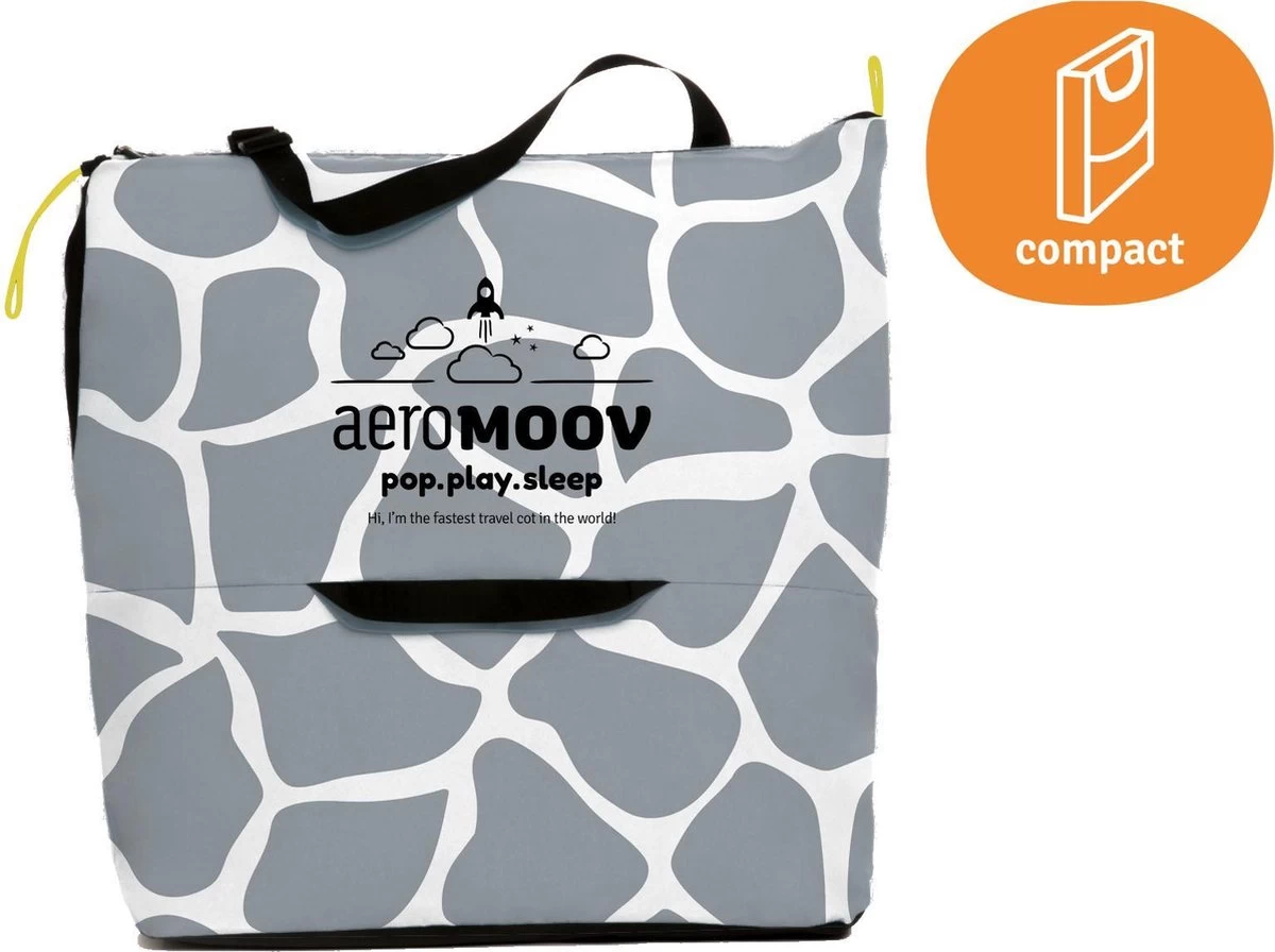 AeroMoov Instant Travel Cot Reisbed - Giraph Sky 8 AeroMoov Instant Travel Cot Reisbed - Giraph Sky - Afbeelding 8