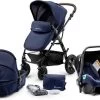 Kinderkraft Moov 3 In 1 Kinderwagen - Inclusief Autostoel - Navy