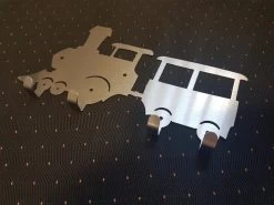 Designkapstokje Trein Met Wagon - Kapstok RVS - RVS - Duurzaam - Trein - Kraamcadeau - Kinderkapstok - Kapstok Voor Kind - Baby -Babyproducten Uitverkoop 1200x899 10