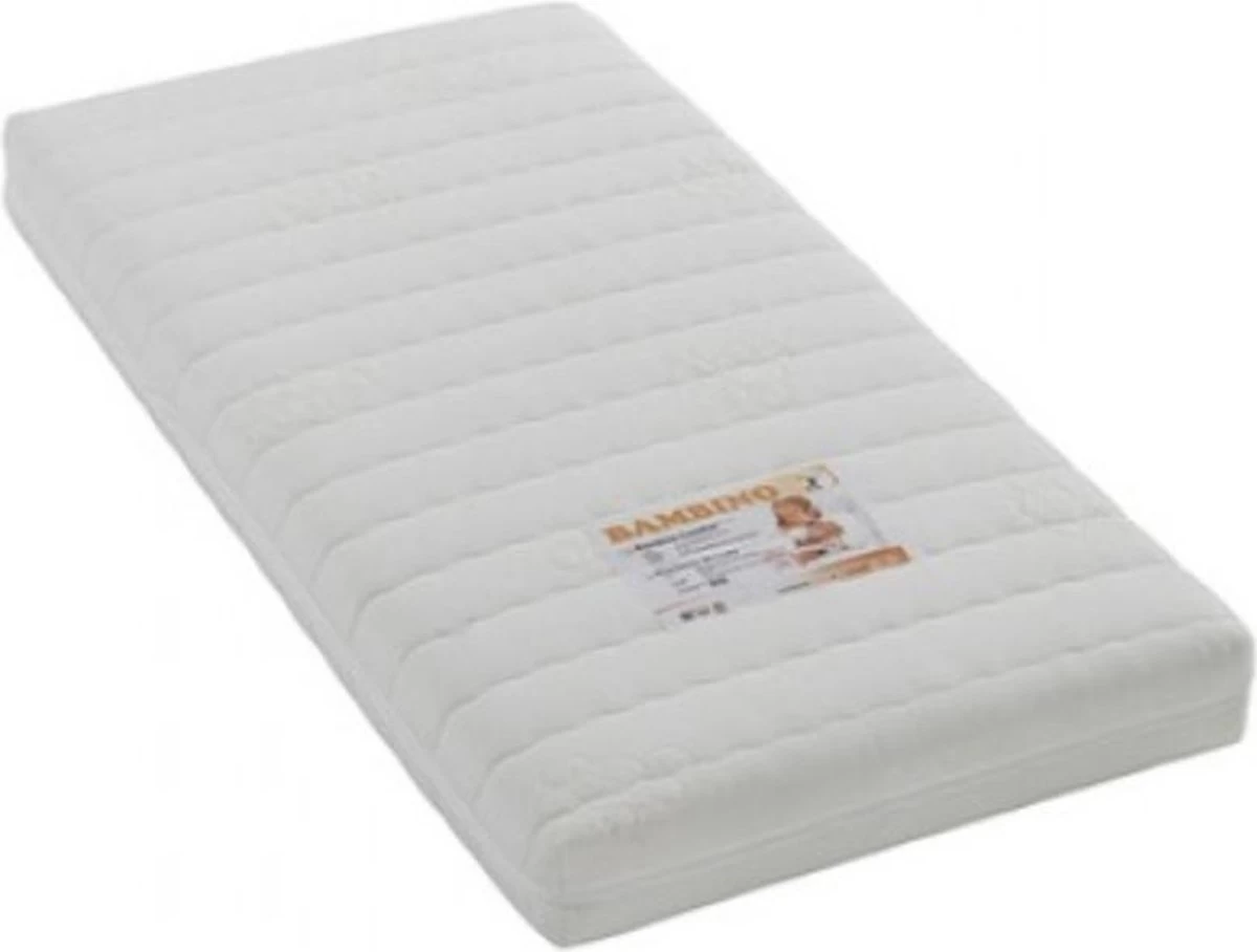Merkloos Babymatras Bebe Met Afneembare Hoes, 60x120 1 Merkloos Babymatras Bebe Met Afneembare Hoes, 60x120