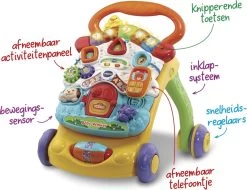 VTech 2 In 1 Baby Walker - Educatief Babyspeelgoed - Loopwagen Met Licht -Babyproducten Uitverkoop 1200x922