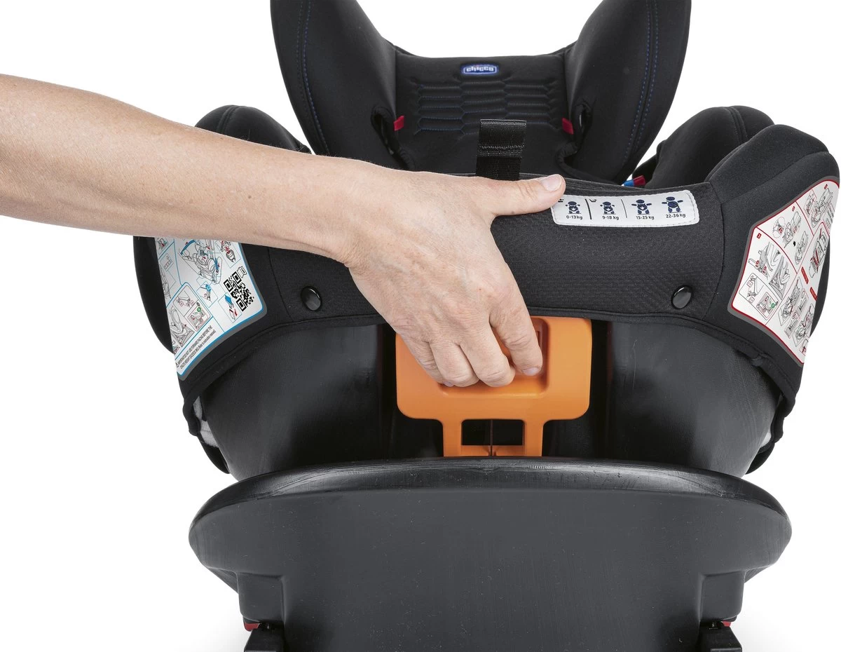 Chicco Autostoel Unico PLUS - Groep 0 1 2 3 - Isofix Bevestiging -Verstelbare Hoofdsteun - Zwart 8 Chicco Autostoel Unico PLUS - Groep 0 1 2 3 - Isofix Bevestiging -Verstelbare Hoofdsteun - Zwart - Afbeelding 8