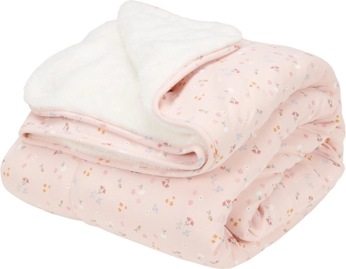 Little Dutch Ledikantdeken Little Pink Flowers 2 Little Dutch Ledikantdeken Little Pink Flowers - Afbeelding 2