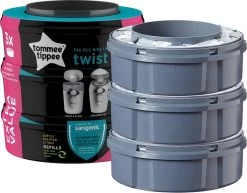 Tommee Tippee Twist & Click Milieuvriendelijke Luieremmer Navulling - Duurzaam Geproduceerde Greenfilm - 3 Stuks -Babyproducten Uitverkoop 1200x936 5