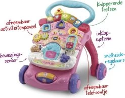 VTech 2 In 1 Baby Walker - Educatief Babyspeelgoed - Roze - 9 Tot 36 Maanden 12 VTech 2 In 1 Baby Walker - Educatief Babyspeelgoed - Roze - 9 Tot 36 Maanden -Babyproducten Uitverkoop 1200x946