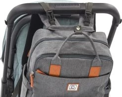 Brisby Slijtvaste Luiertas – Verzorgingstas – Met Buggymontage -Donkergrijs -Babyproducten Uitverkoop 1200x955 2