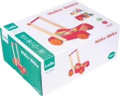 Lelin Toys - Duw En Loopwagen Met 30 Gekleurde Blokken -Babyproducten Uitverkoop 1200x957