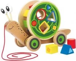 Hape Houten Walk-A-Long Slak Trekdier -Babyproducten Uitverkoop 1200x959