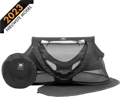 Deryan Peuter Luxe Campingbedje – Inclusief Zelfopblaasbare Matras - Zwart