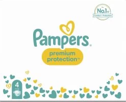 Pampers® Pampers Premium Protection Luiers - Maat 4 (9-14 Kg) - 168 Stuks - Multi-Pack -Babyproducten Uitverkoop 1200x975 3