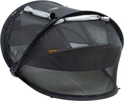 Deryan Peuter Luxe Campingbedje – Inclusief Zelfopblaasbare Matras - Zwart -Babyproducten Uitverkoop 1200x983 1