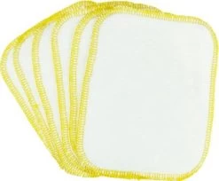 BilliesBox Doekjes - Wasbare Doekjes - Geel