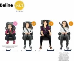 Nania - Autostoel BELINE Animals - Groep 1/2/3 - Meegroeistoel - Van 9 Tot 36 Kg - FLAMINGO -Babyproducten Uitverkoop 1200x995 2