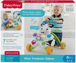 Fisher Price Fisher-Price Loop Met Mij Zebra - Franstalige Editie