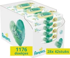 Pampers® Pampers Pure Coconut Babydoekjes - 28 Verpakkingen Van 42 Doekjes = 1176 Babydoekjes