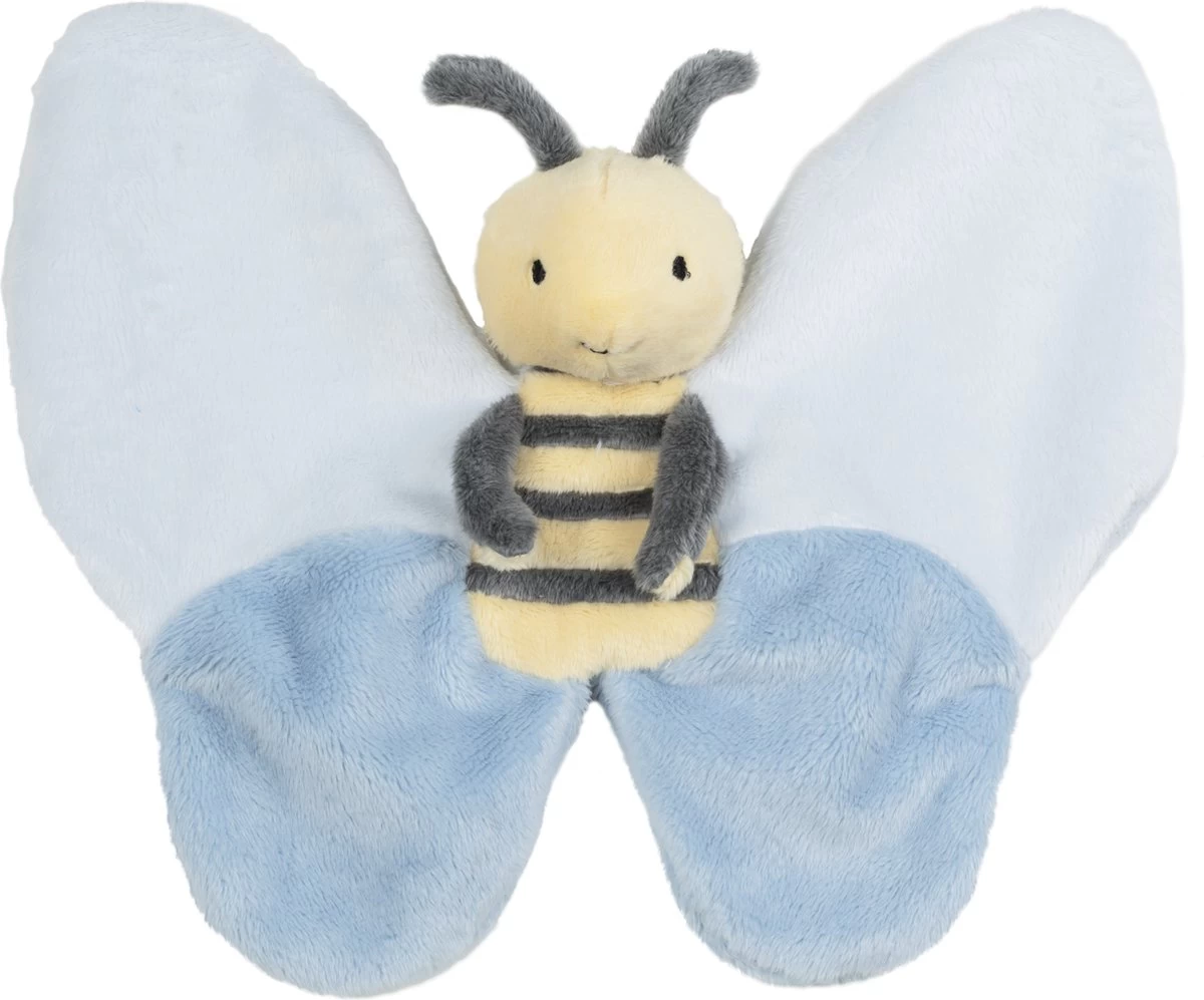 Happy Horse Bij Benja Knuffeldoekje - Blauw/Geel - Baby Cadeau 1 Happy Horse Bij Benja Knuffeldoekje - Blauw/Geel - Baby Cadeau