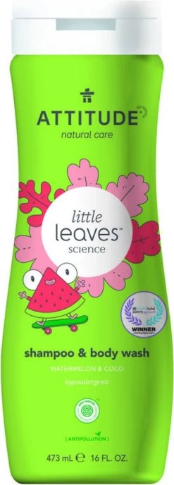 Attitude Little Leaves 2-in-1 Shampoo Watermeloen & Kokos -Babyproducten Uitverkoop 431x1200 1