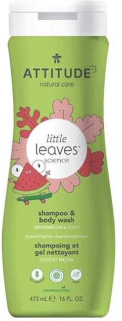 Attitude Little Leaves 2-in-1 Shampoo Watermeloen & Kokos -Babyproducten Uitverkoop 456x1200