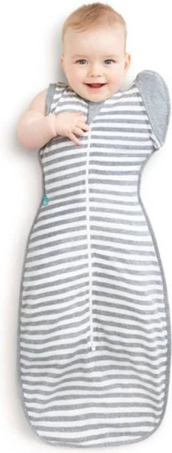Love To Dream™ Babyslaapzak Swaddle Up™ - Inbakeren Afbouwen - Baby 4-6 Maanden - 11-14 Kg - All Season - Grijs -Babyproducten Uitverkoop 457x1200 1