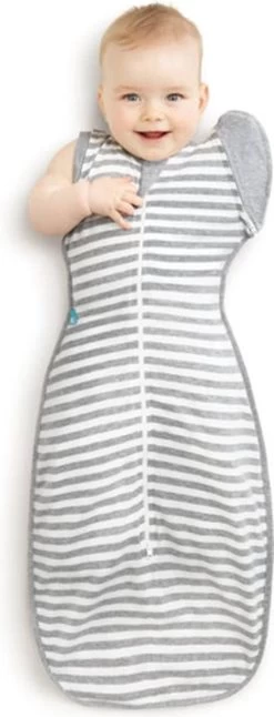 Love To Dream™ Babyslaapzak Swaddle Up™ - Inbakeren Afbouwen - Baby 4-6 Maanden - 6-8.5 Kg - All Season - Grijs -Babyproducten Uitverkoop 459x1200 2