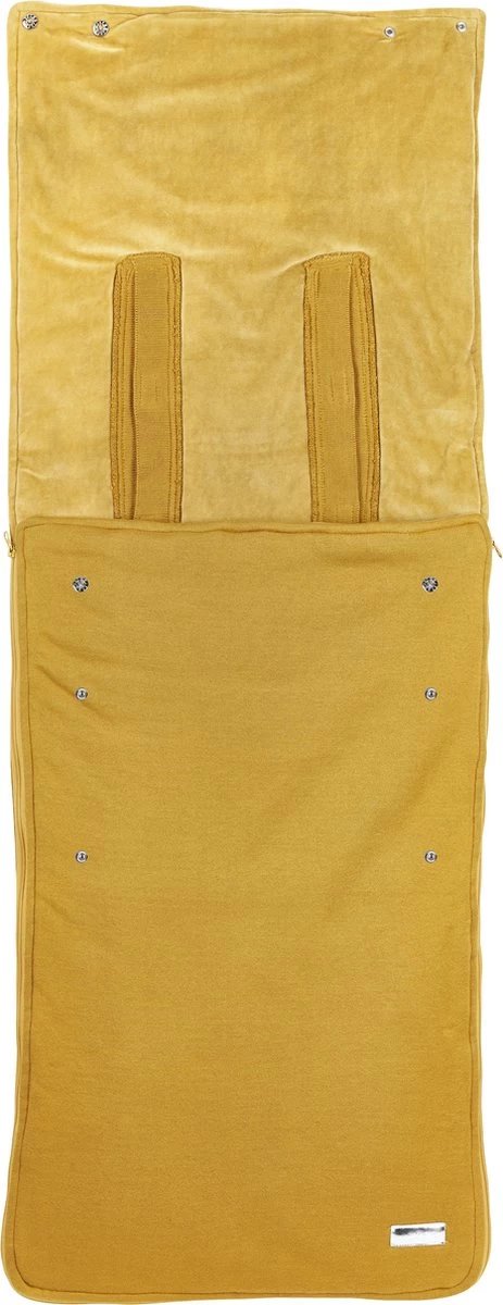 Meyco Buggy Voetenzak Knit Basic - Honey Gold 2 Meyco Buggy Voetenzak Knit Basic - Honey Gold - Afbeelding 2