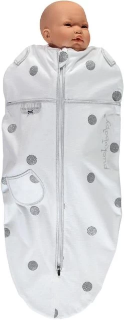 Puckababy Inbakerslaapzak Original Mini - 3-6 Maanden - White Dotty 10 Puckababy Inbakerslaapzak Original Mini - 3-6 Maanden - White Dotty -Babyproducten Uitverkoop 467x1200 2