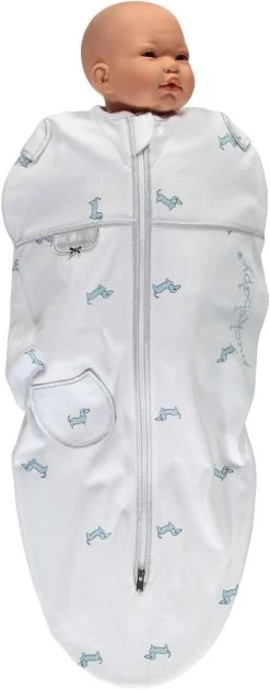 Puckababy Inbakerslaapzak Original Mini 3-6m - White Pucky -Babyproducten Uitverkoop 470x1200