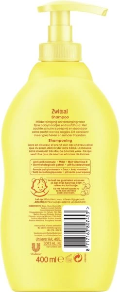 Zwitsal Baby Shampoo - 3 X 400 Ml - Voordeelverpakking -Babyproducten Uitverkoop 492x1200 2