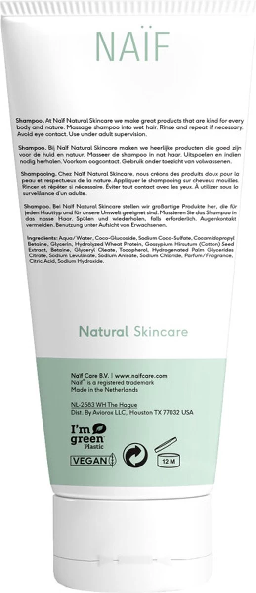 Naïf Verzorgende Shampoo - Baby En Kind - 200ml - Met Natuurlijke Ingrediënten 7 Naïf Verzorgende Shampoo - Baby En Kind - 200ml - Met Natuurlijke Ingrediënten - Afbeelding 7