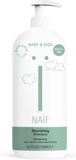 Naïf Voedende Shampoo Pompfles - Baby En Kids - 500ml - Met Natuurlijke Ingrediënten 17 Naïf Voedende Shampoo Pompfles - Baby En Kids - 500ml - Met Natuurlijke Ingrediënten -Babyproducten Uitverkoop 572x1200