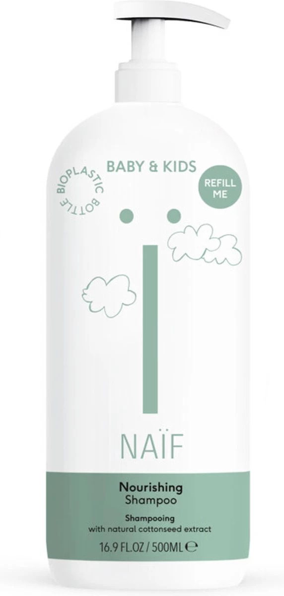Naïf Voedende Shampoo Pompfles - Baby En Kids - 500ml - Met Natuurlijke Ingrediënten 9 Naïf Voedende Shampoo Pompfles - Baby En Kids - 500ml - Met Natuurlijke Ingrediënten - Afbeelding 9