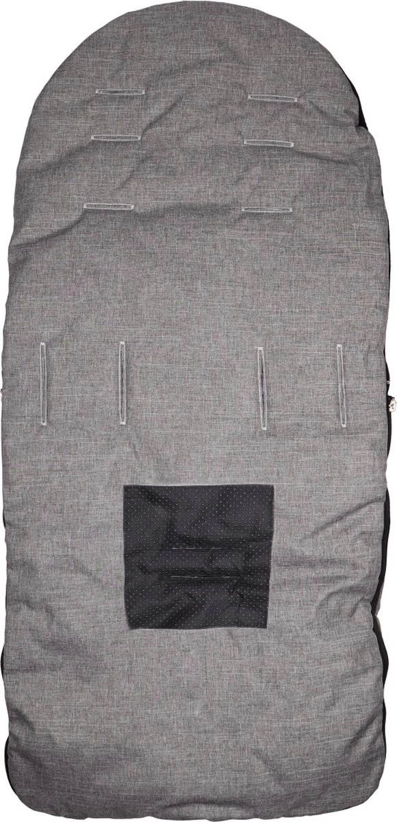 Ding Universele Voetenzak Voor Buggy & Kinderwagen - Grijs 12 Ding Universele Voetenzak Voor Buggy & Kinderwagen - Grijs - Afbeelding 12