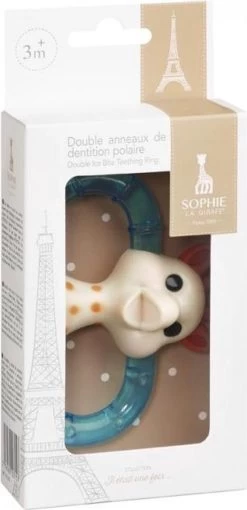 Sophie De Giraf - Dubbele Koelbijtring - In Geschenkdoos -Babyproducten Uitverkoop 581x1200