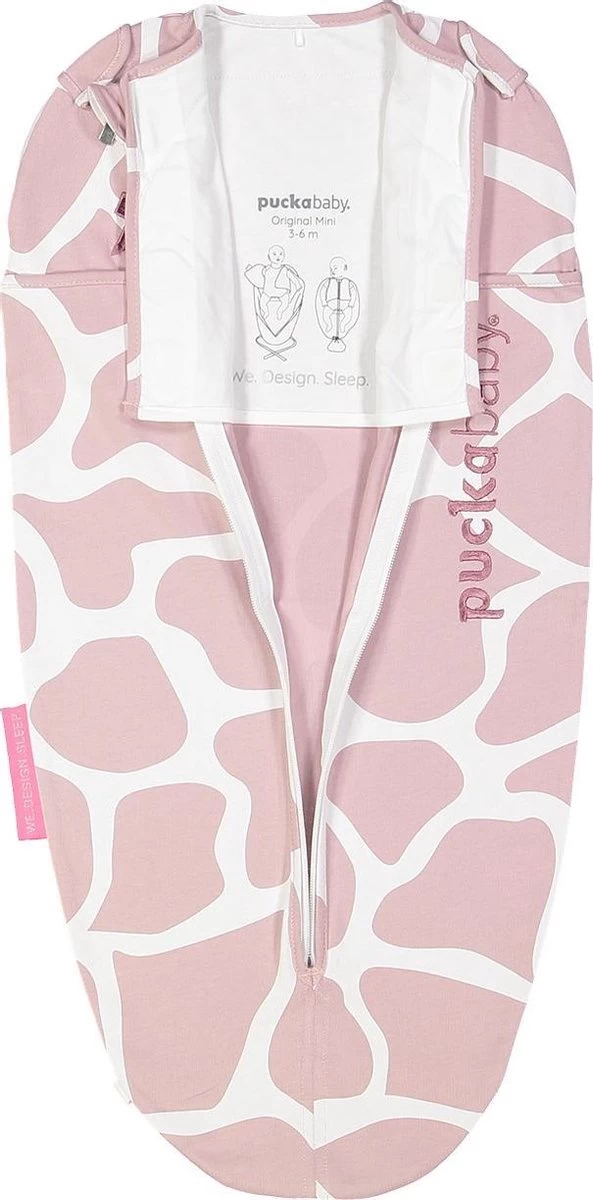 Puckababy Inbakerslaapzak Original Mini 3-6 Maanden - Giraph Candy 2 Puckababy Inbakerslaapzak Original Mini 3-6 Maanden - Giraph Candy - Afbeelding 2