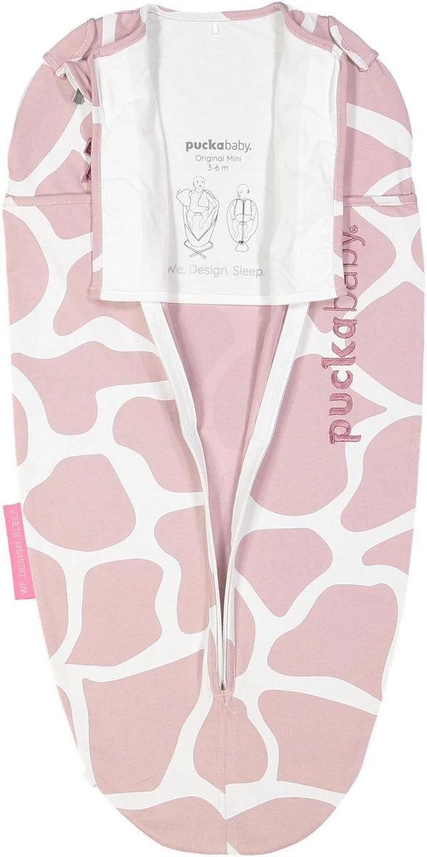 Puckababy Inbakerslaapzak Original Mini 3-6 Maanden - Giraph Candy 9 Puckababy Inbakerslaapzak Original Mini 3-6 Maanden - Giraph Candy - Afbeelding 9